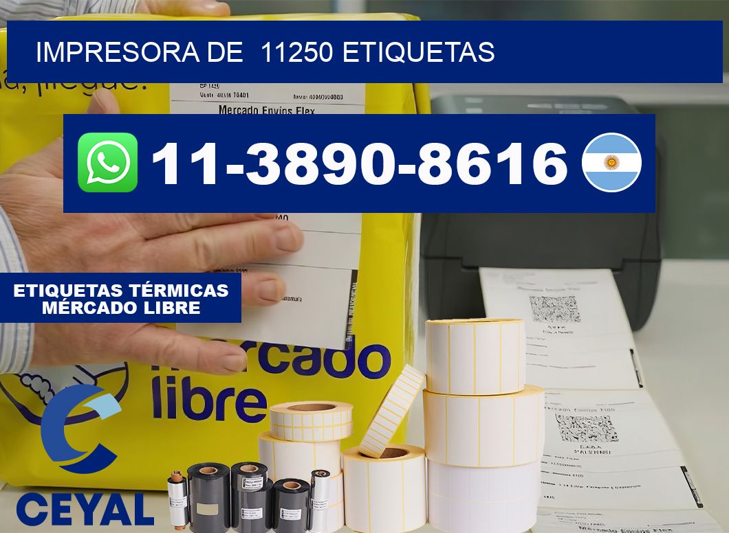 impresora de  11250 etiquetas