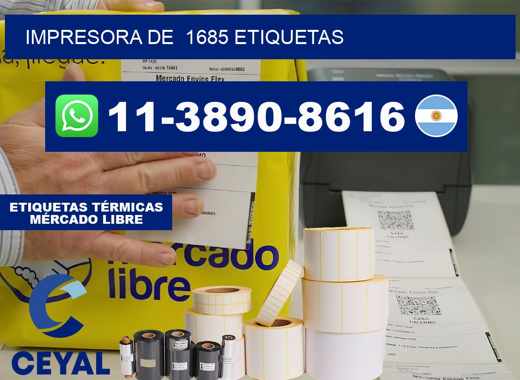 impresora de  1685 etiquetas