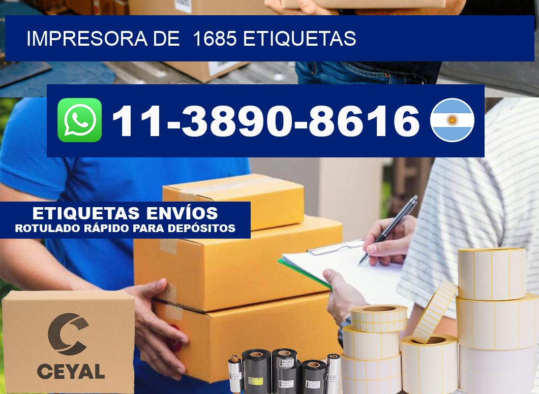 impresora de  1685 etiquetas