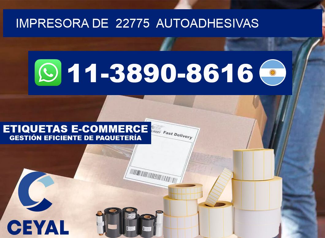 impresora de  22775  autoadhesivas