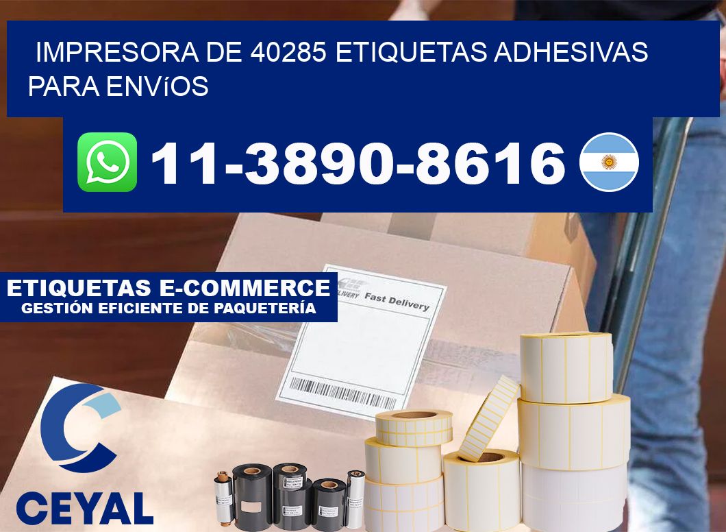impresora de 40285 etiquetas adhesivas para envíos