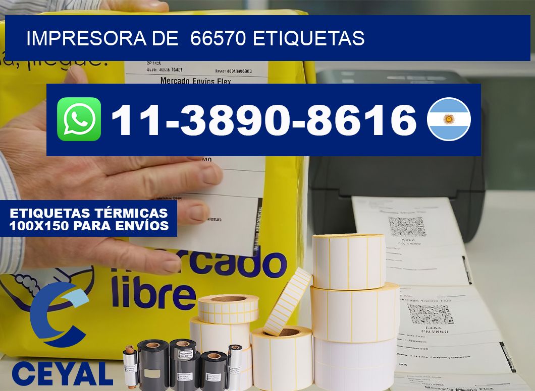 impresora de 66570 etiquetas