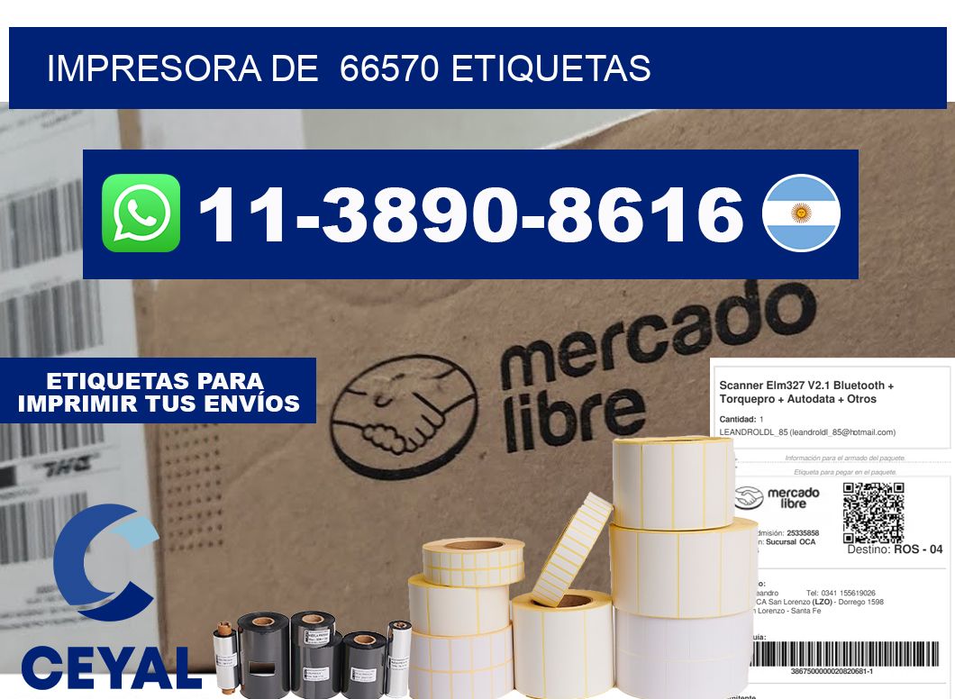 impresora de 66570 etiquetas