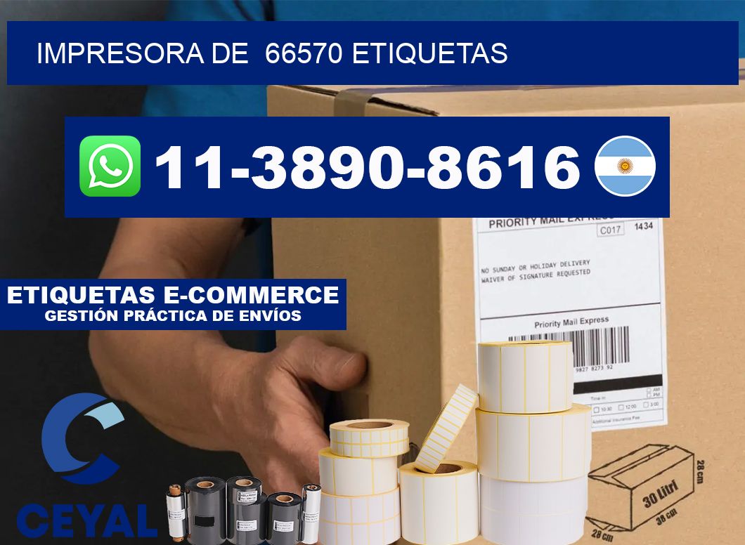 impresora de 66570 etiquetas