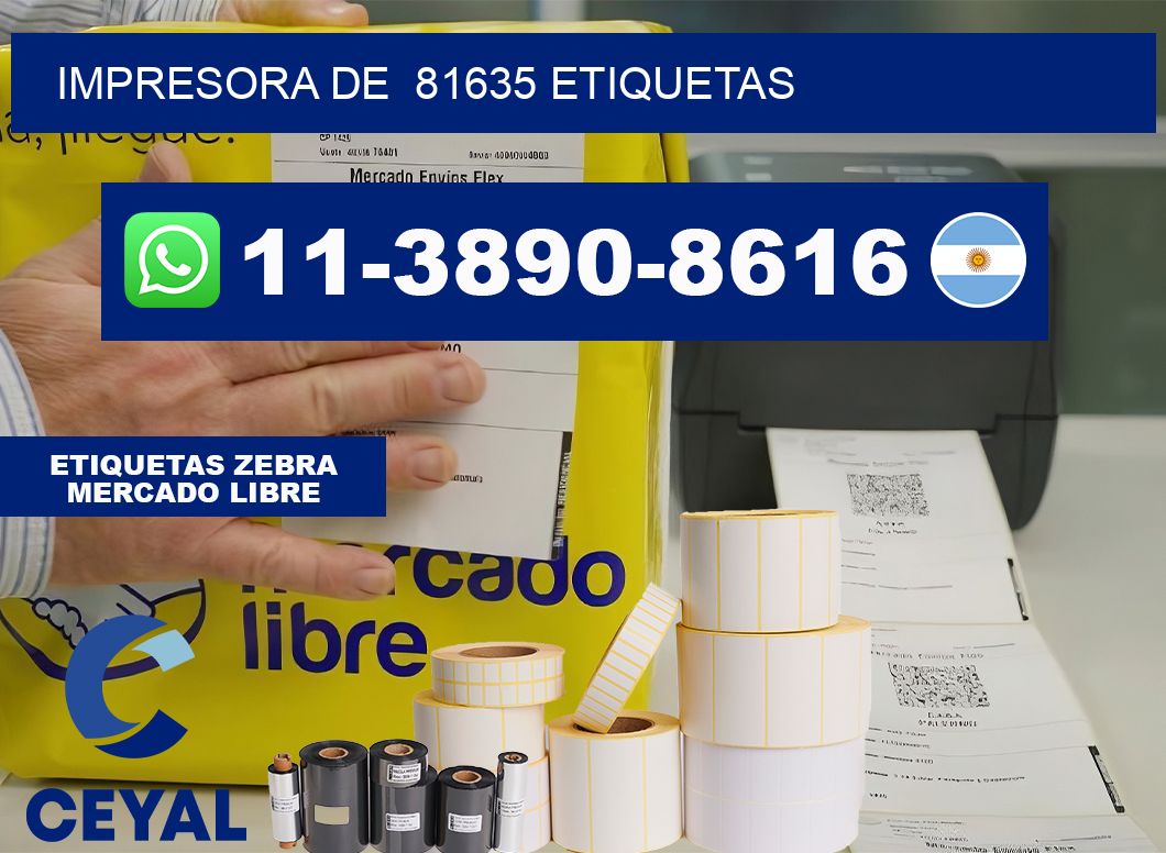 impresora de  81635 etiquetas