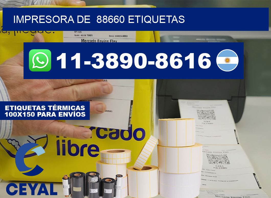 impresora de  88660 etiquetas