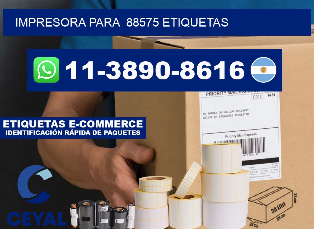 impresora para 88575 etiquetas