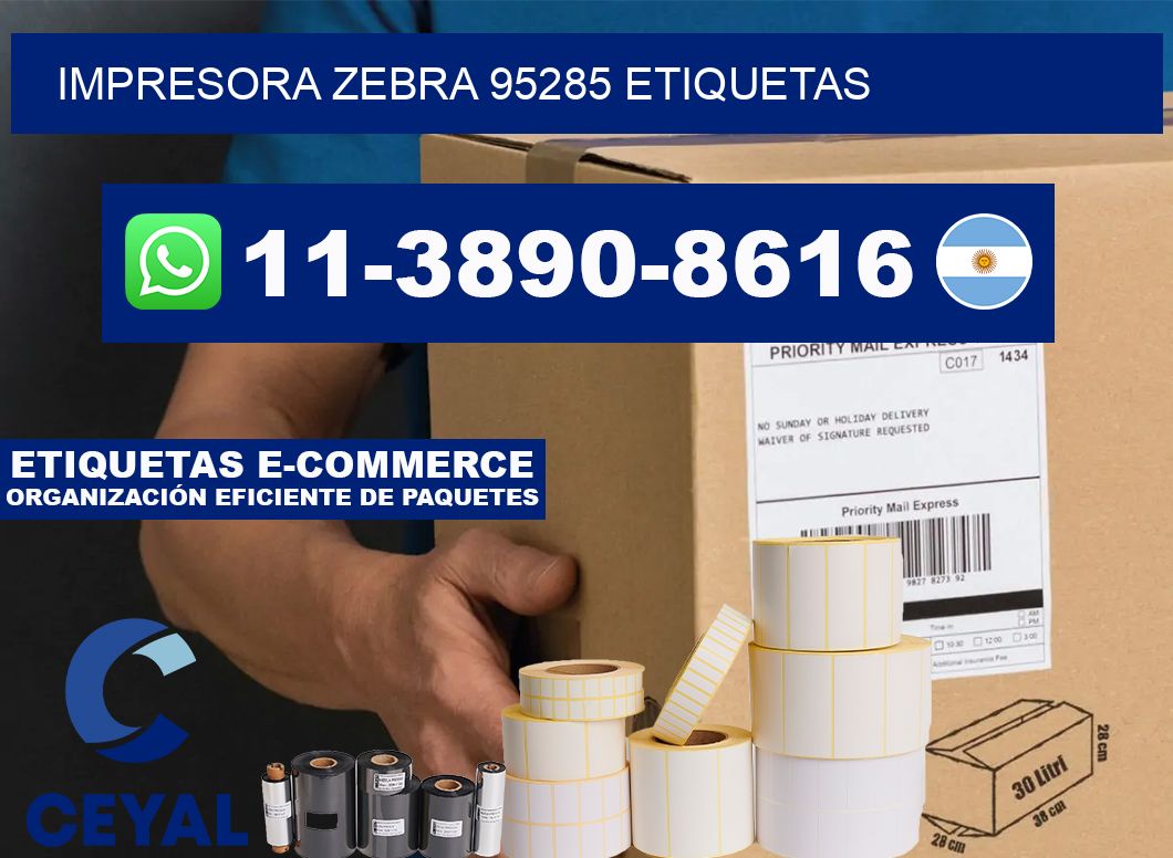 impresora zebra 95285 etiquetas