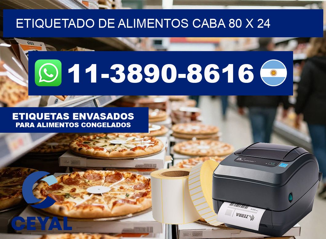 Etiquetado de alimentos caba 80 x 24