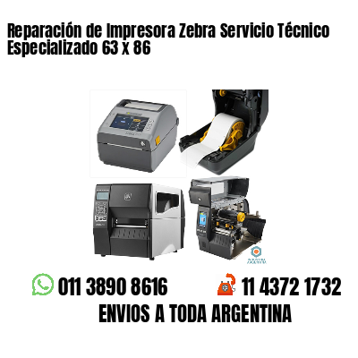 Reparación de Impresora Zebra Servicio Técnico Especializado 63 x 86