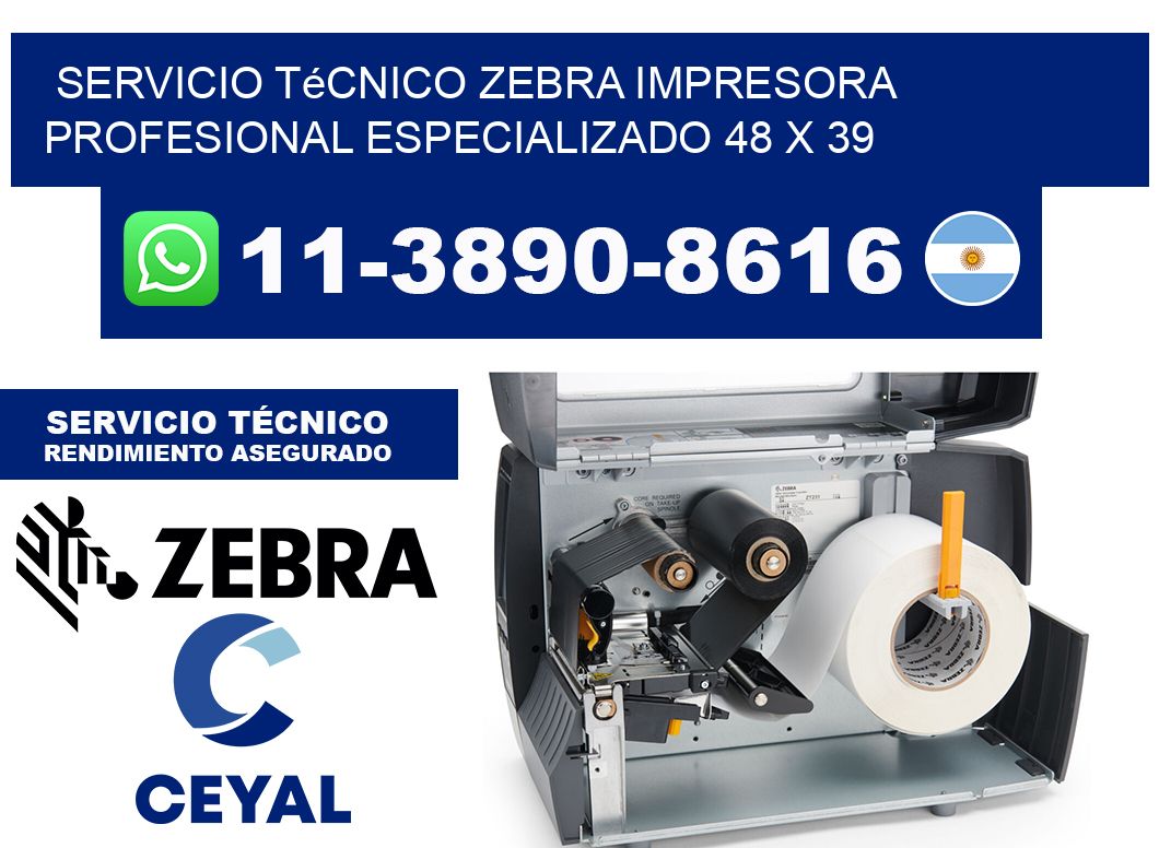 Servicio Técnico Zebra Impresora Profesional Especializado 48 x 39