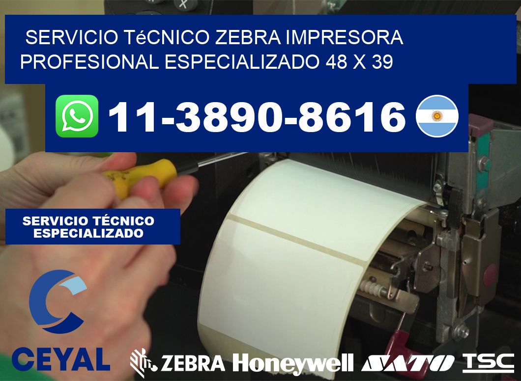 Servicio Técnico Zebra Impresora Profesional Especializado 48 x 39