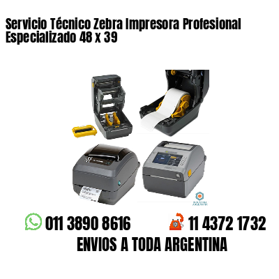 Servicio Técnico Zebra Impresora Profesional Especializado 48 x 39