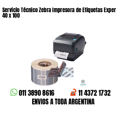 Servicio Técnico Zebra Impresora de Etiquetas Experto 40 x 100