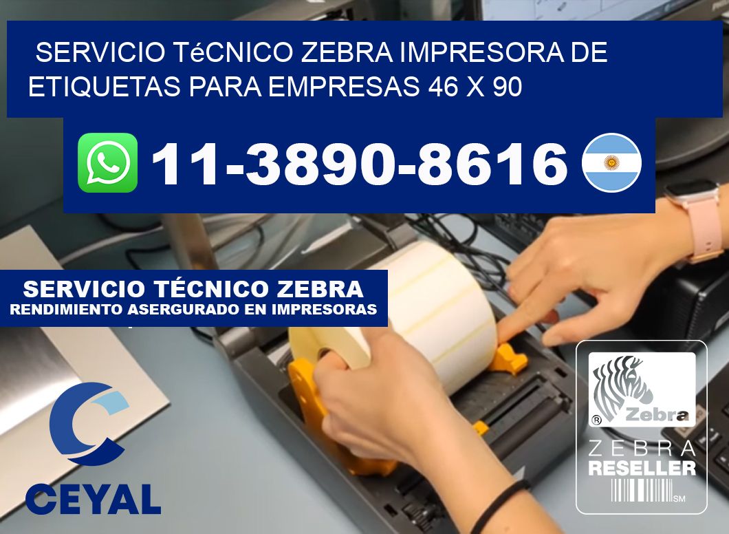 Servicio Técnico Zebra Impresora de Etiquetas para Empresas 46 x 90