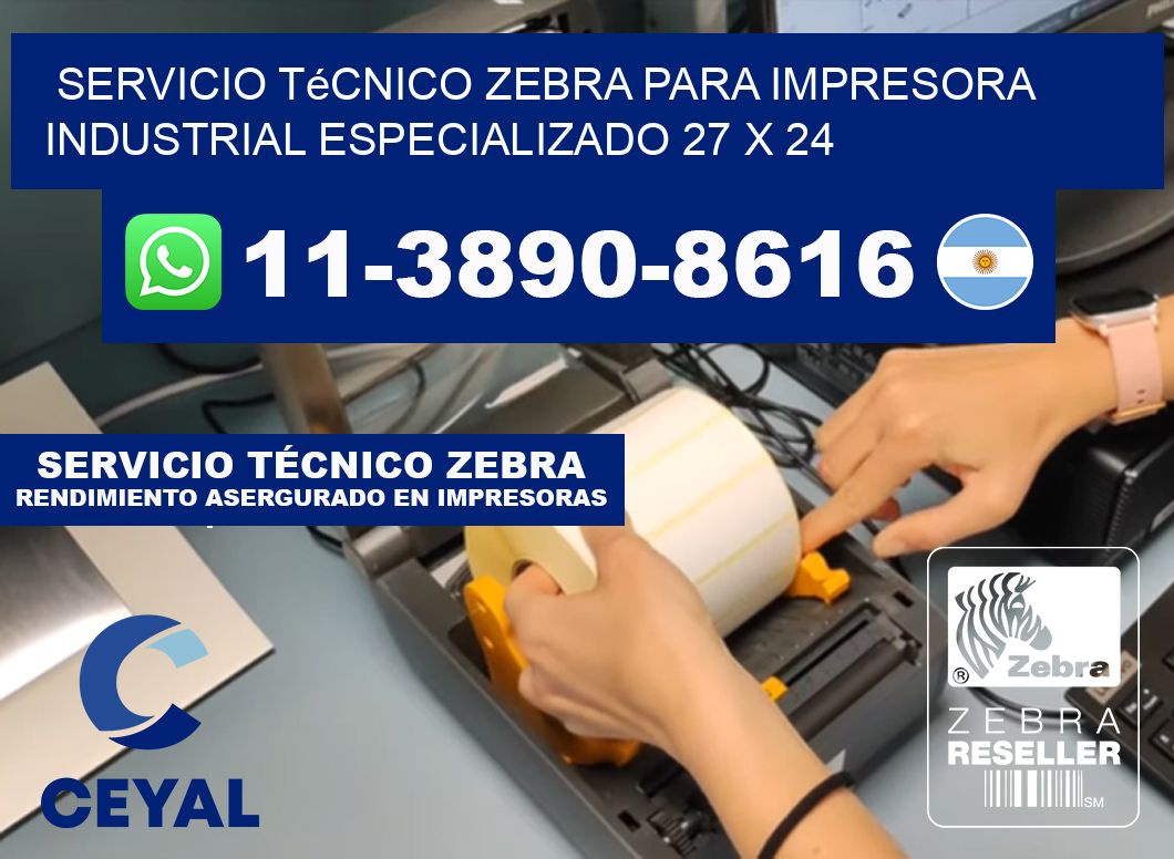 Servicio Técnico Zebra para Impresora Industrial Especializado 27 x 24