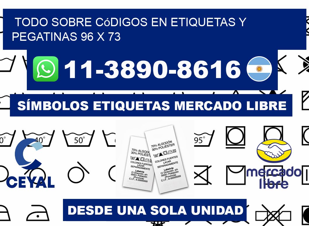 Todo sobre códigos en etiquetas y pegatinas 96 x 73