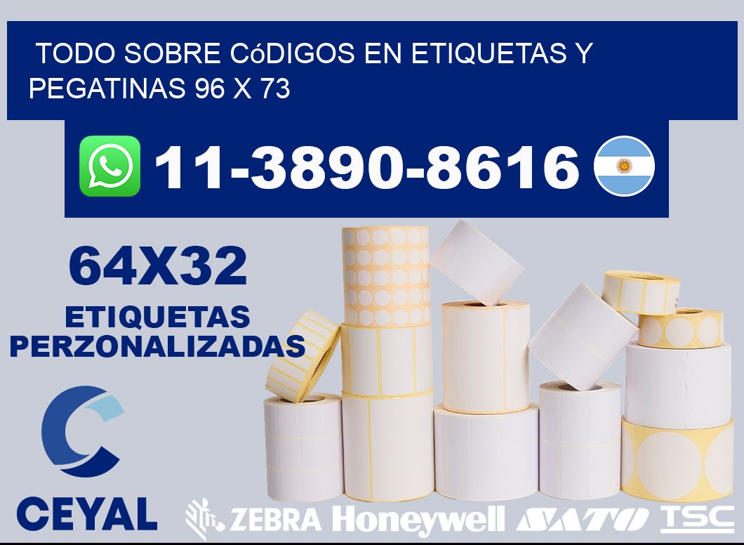 Todo sobre códigos en etiquetas y pegatinas 96 x 73