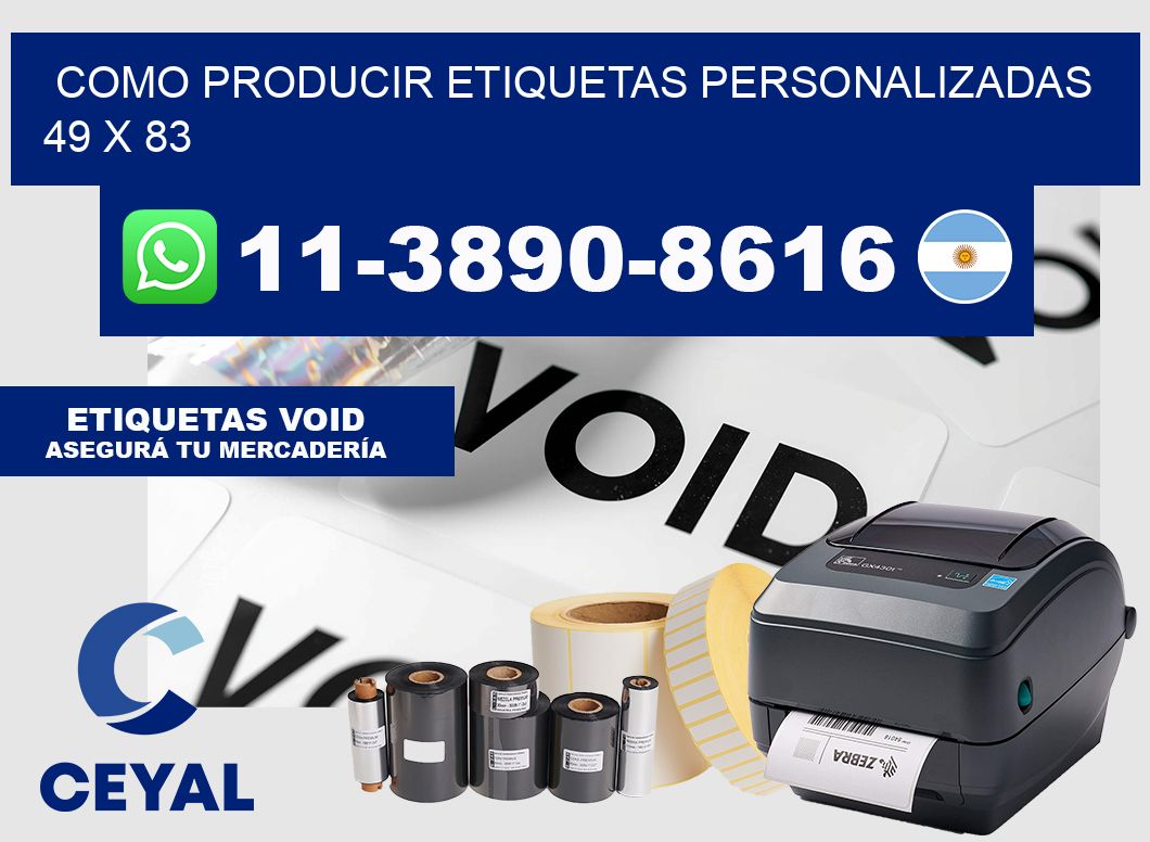 como producir etiquetas personalizadas 49 x 83