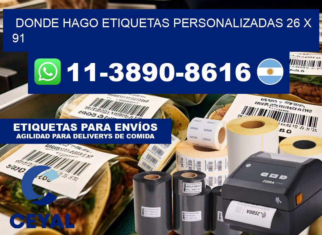 donde hago etiquetas personalizadas 26 x 91