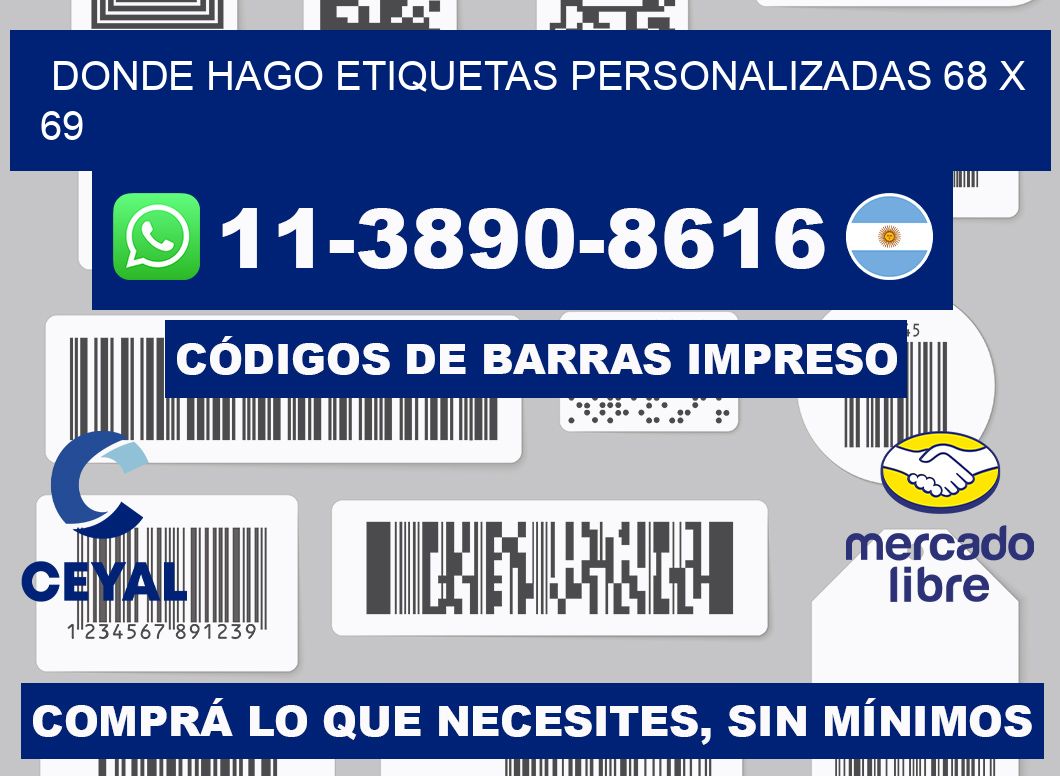 donde hago etiquetas personalizadas 68 x 69
