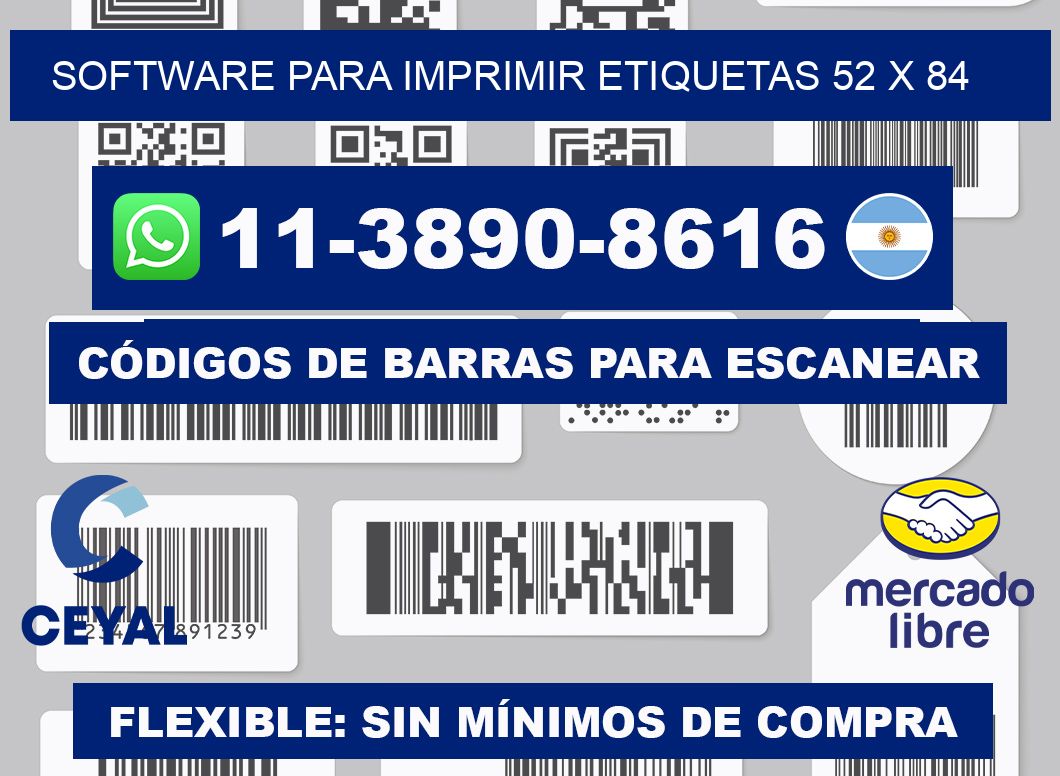software para imprimir etiquetas 52 x 84