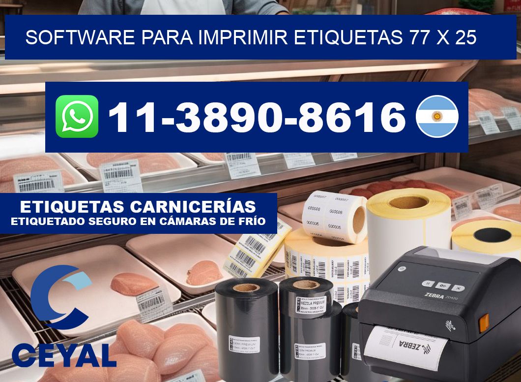software para imprimir etiquetas 77 x 25