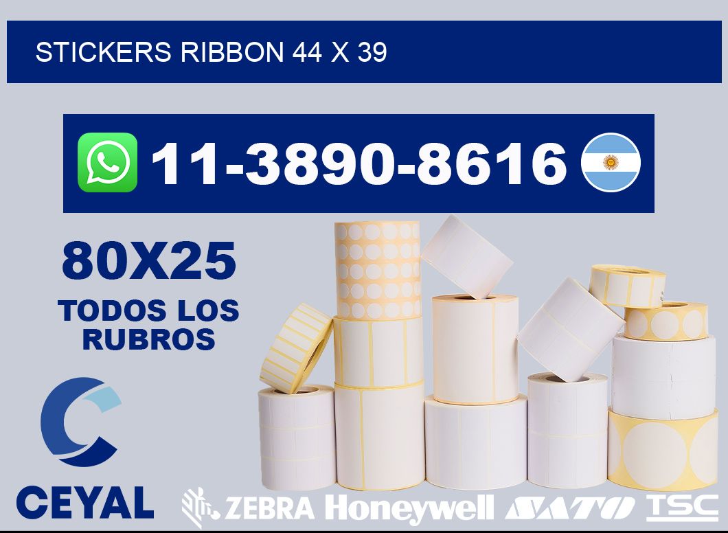 stickers ribbon 44 x 39