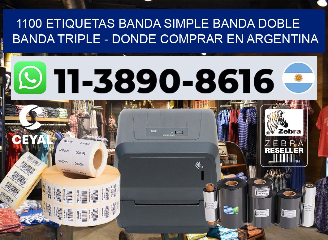 1100 etiquetas banda simple banda doble banda triple – Donde Comprar en Argentina