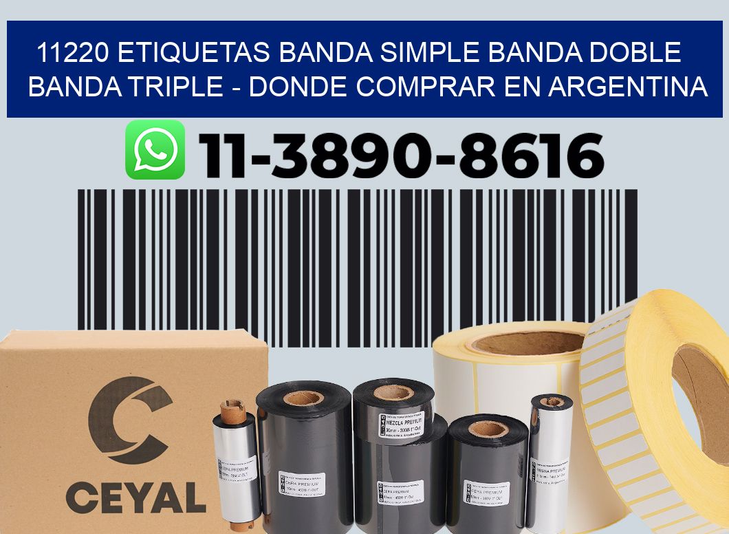 11220 etiquetas banda simple banda doble banda triple - Donde Comprar en Argentina