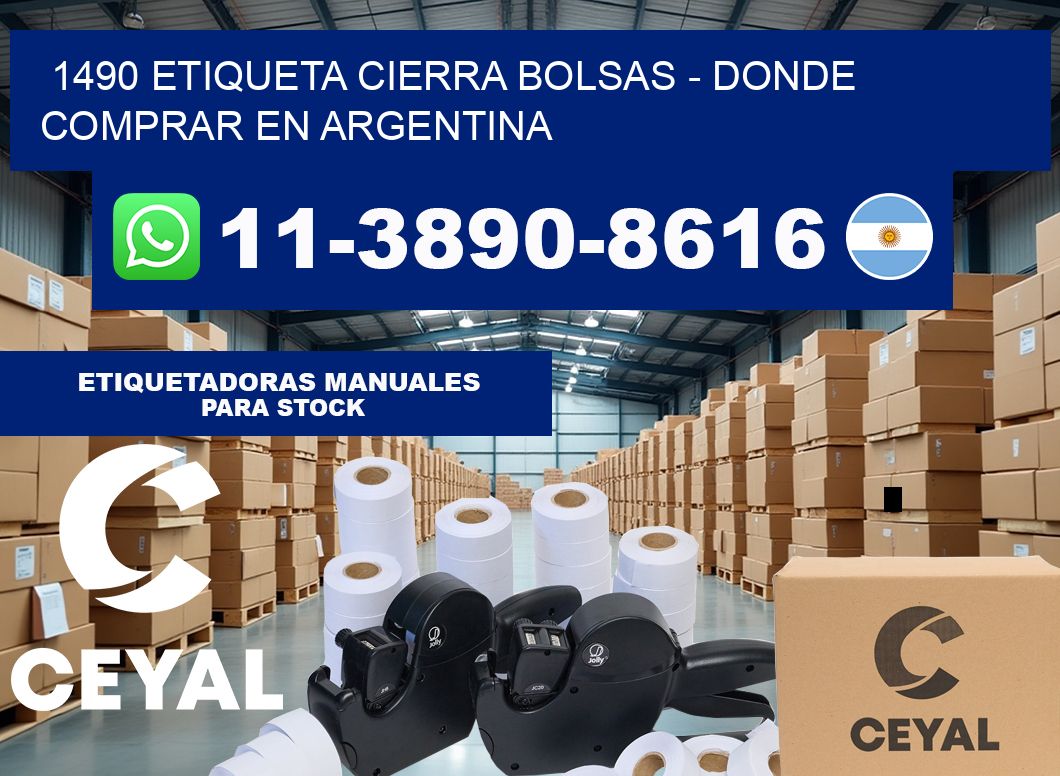 1490 etiqueta Cierra Bolsas – Donde Comprar en Argentina