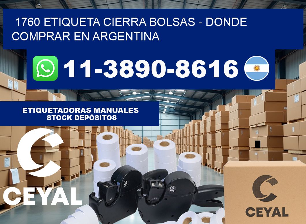 1760 etiqueta Cierra Bolsas – Donde Comprar en Argentina