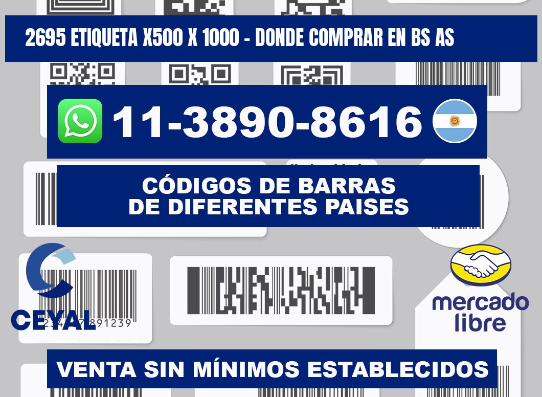 2695 etiqueta x500 x 1000 - Donde Comprar en bs as