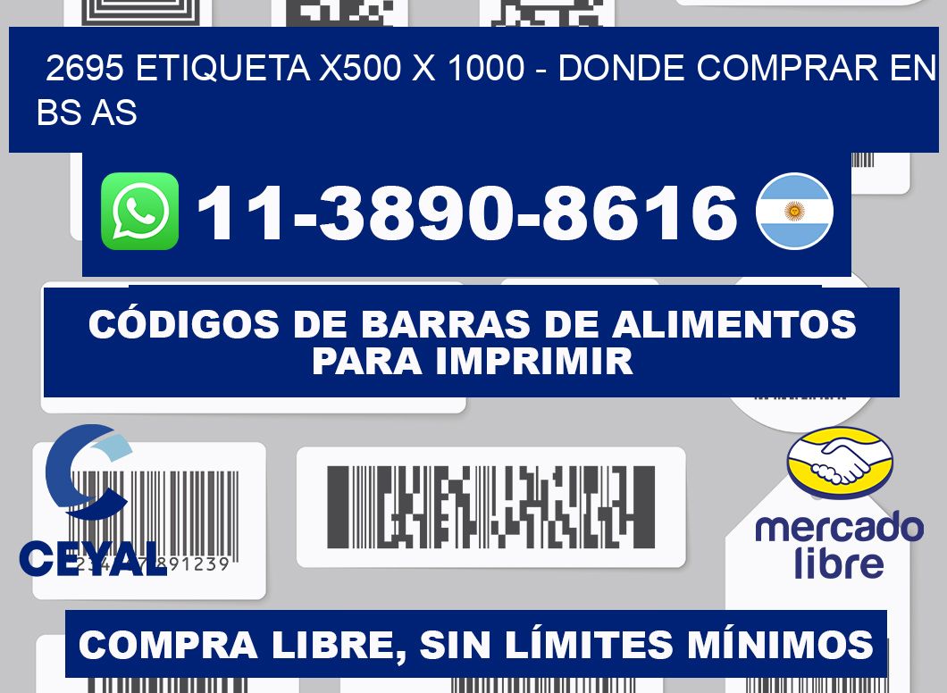 2695 etiqueta x500 x 1000 - Donde Comprar en bs as