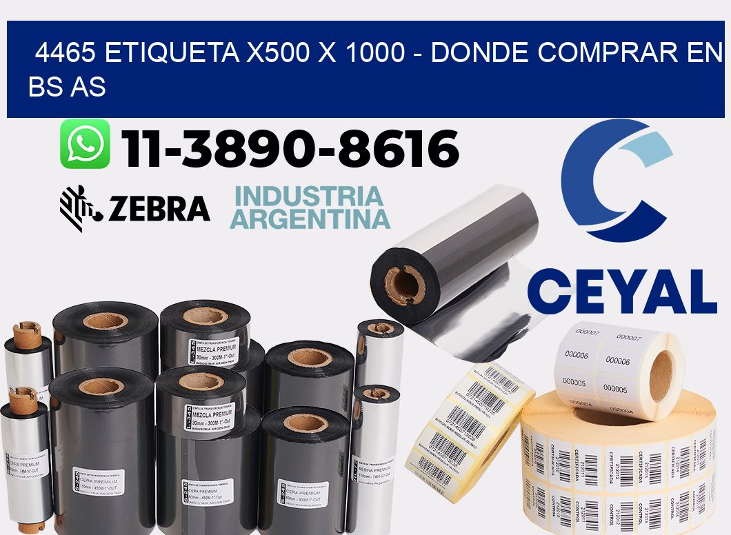 4465 etiqueta x500 x 1000 - Donde Comprar en bs as