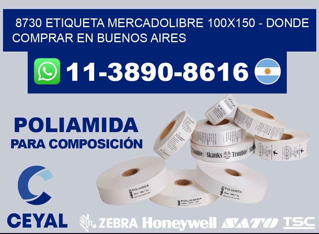 8730 etiqueta MercadoLibre 100x150 - Donde Comprar en Buenos Aires