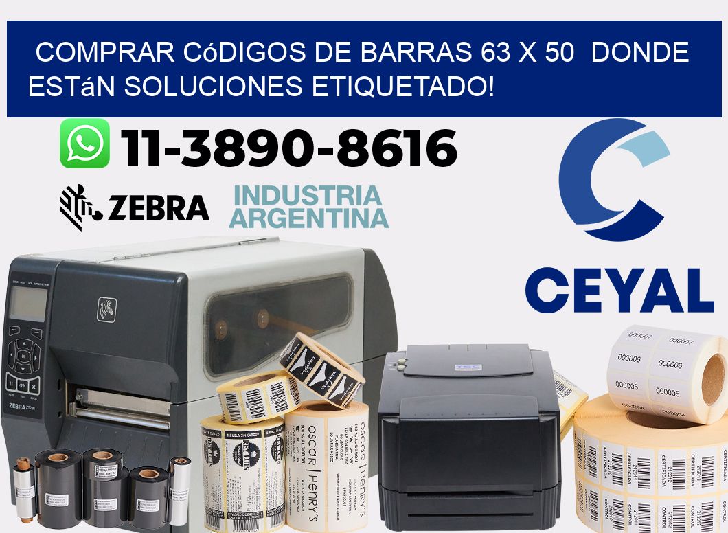 Comprar códigos de barras 63 x 50  donde están soluciones etiquetado!