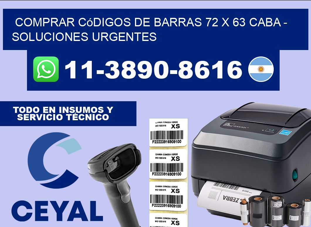 Comprar códigos de barras 72 x 63 CABA – soluciones urgentes