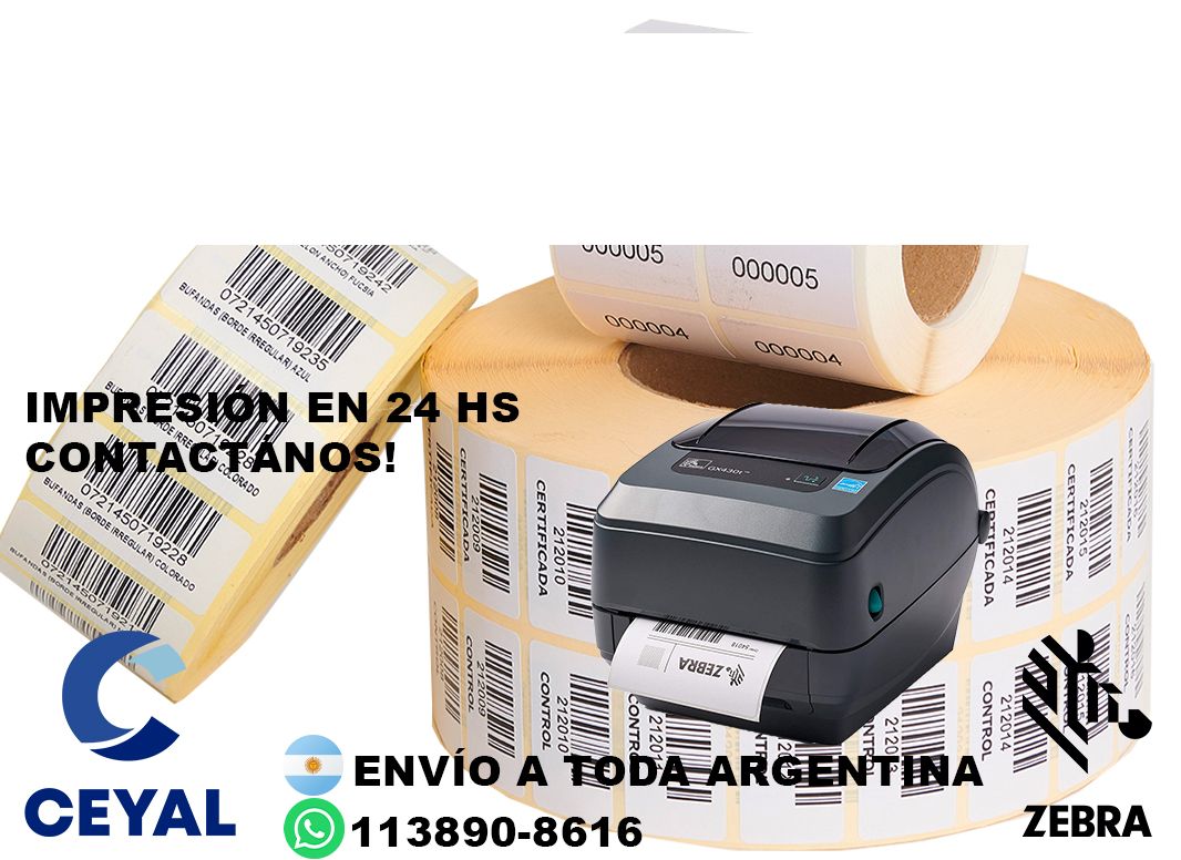 Donde Comprar etiquetas 24 x 25 en AV AVELLANEDA? Buenos Aires - Stock permanente
