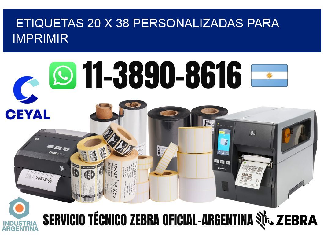 etiquetas 20 x 38 personalizadas para imprimir