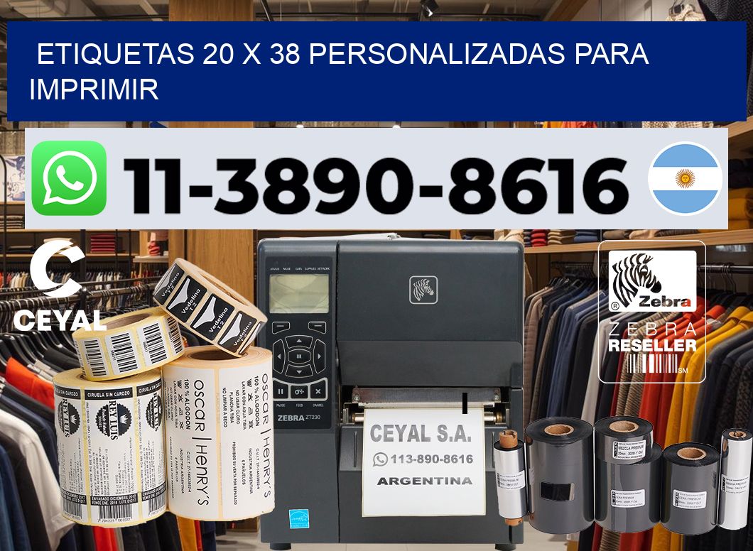 etiquetas 20 x 38 personalizadas para imprimir