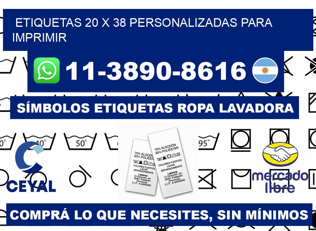 etiquetas 20 x 38 personalizadas para imprimir