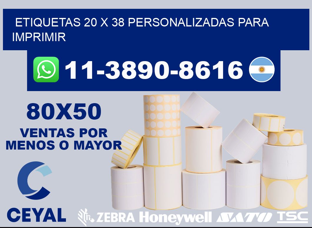 etiquetas 20 x 38 personalizadas para imprimir