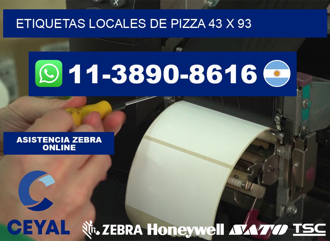 etiquetas locales de pizza 43 x 93