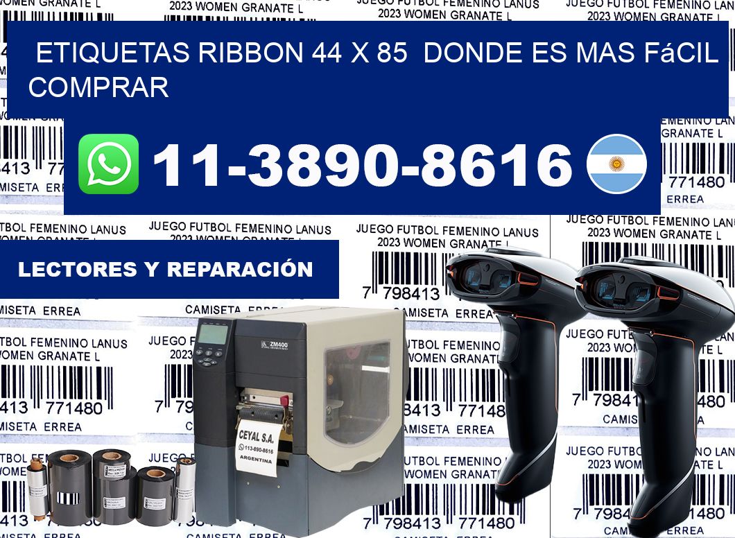 etiquetas ribbon 44 x 85  Donde es mas fácil comprar