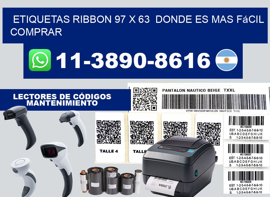 etiquetas ribbon 97 x 63  Donde es mas fácil comprar