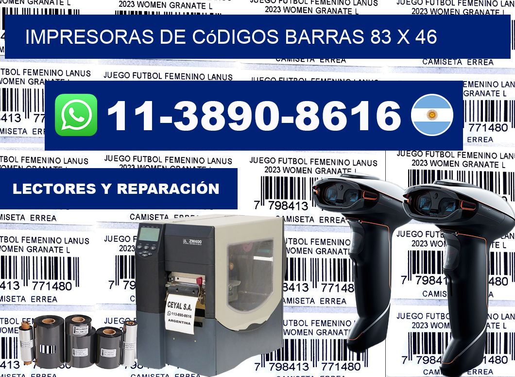 impresoras de códigos barras 83 x 46
