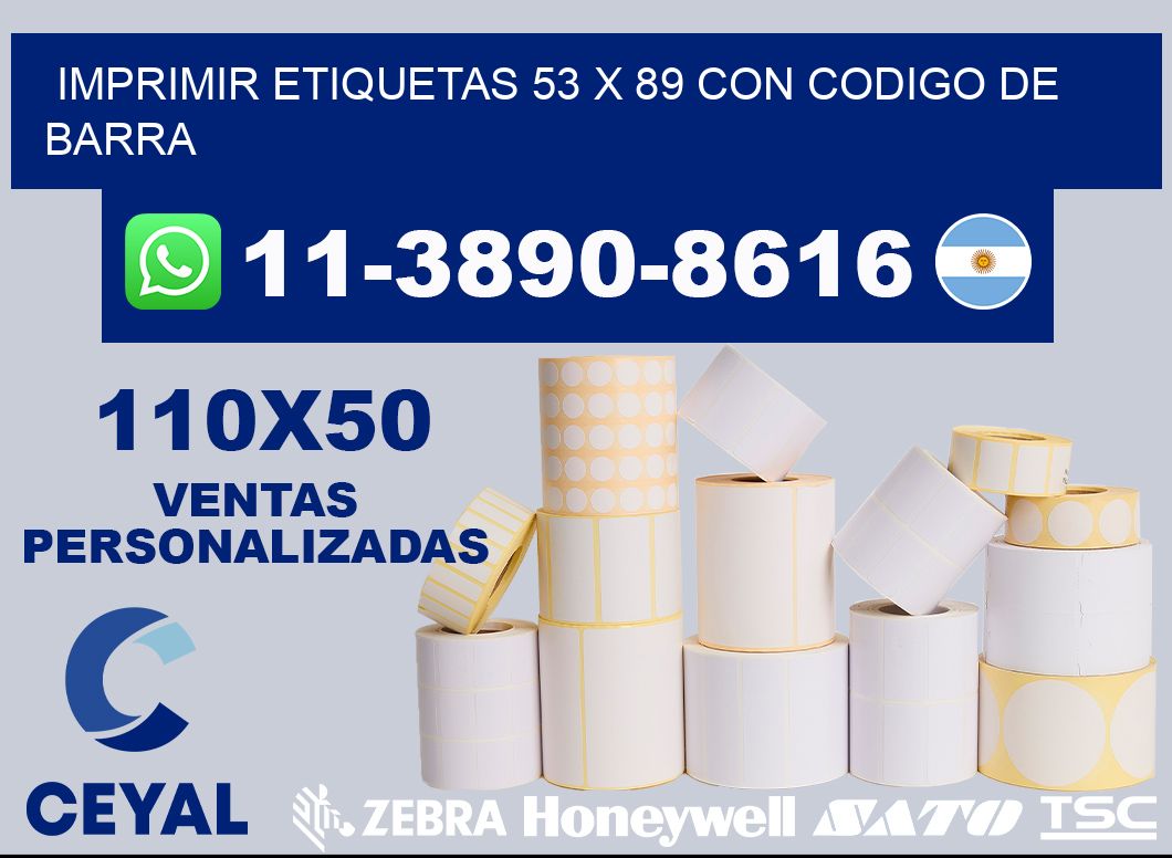 imprimir etiquetas 53 x 89 con codigo de barra