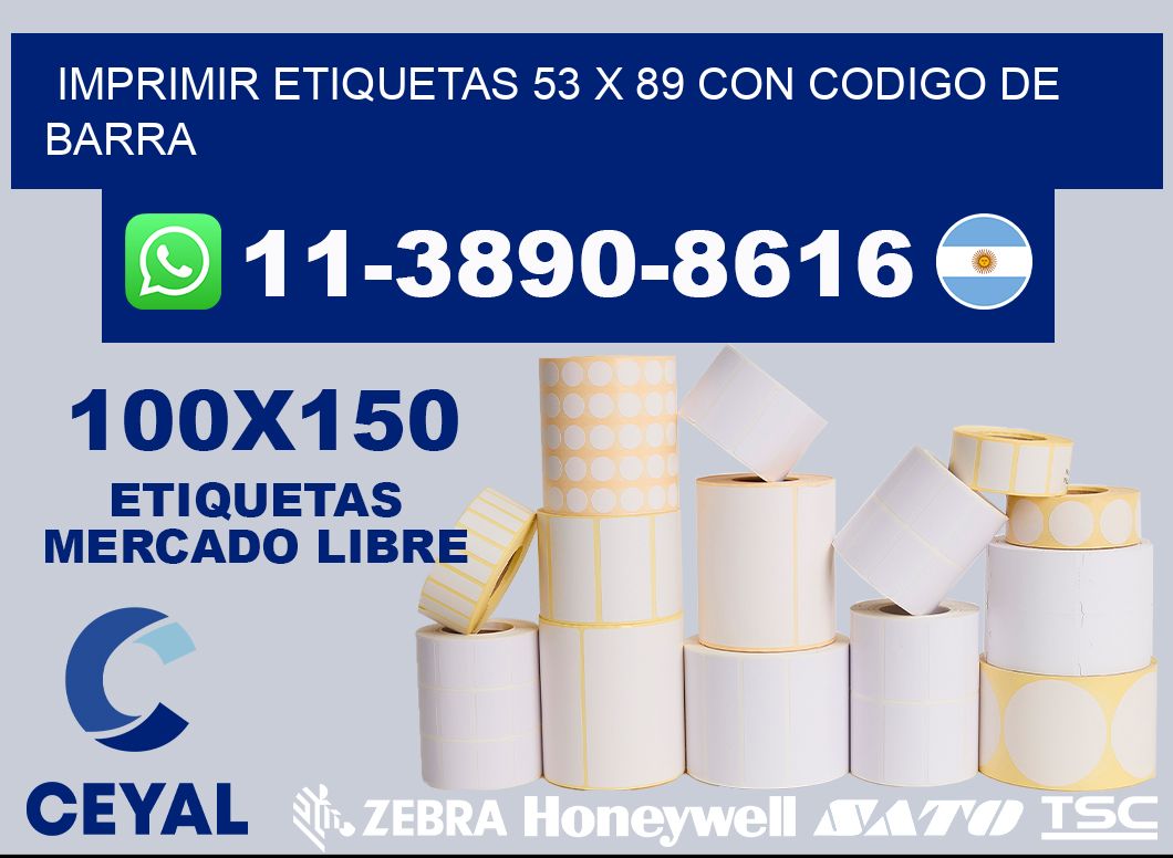 imprimir etiquetas 53 x 89 con codigo de barra