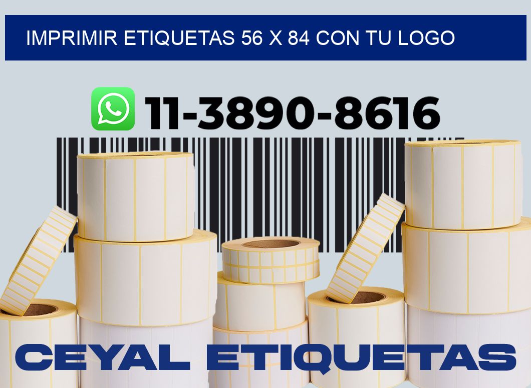 imprimir etiquetas 56 x 84 con tu logo